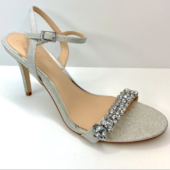 Jewel Badgley Mischka Heel Sandals - Picture 2 of 13